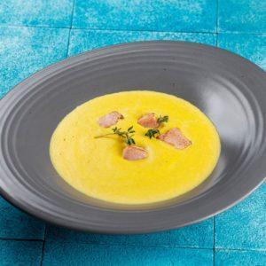сырный суп с лососем